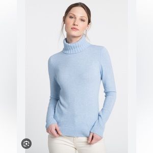 NWOT Kinross Chunky Trim T-Neck Sweater
